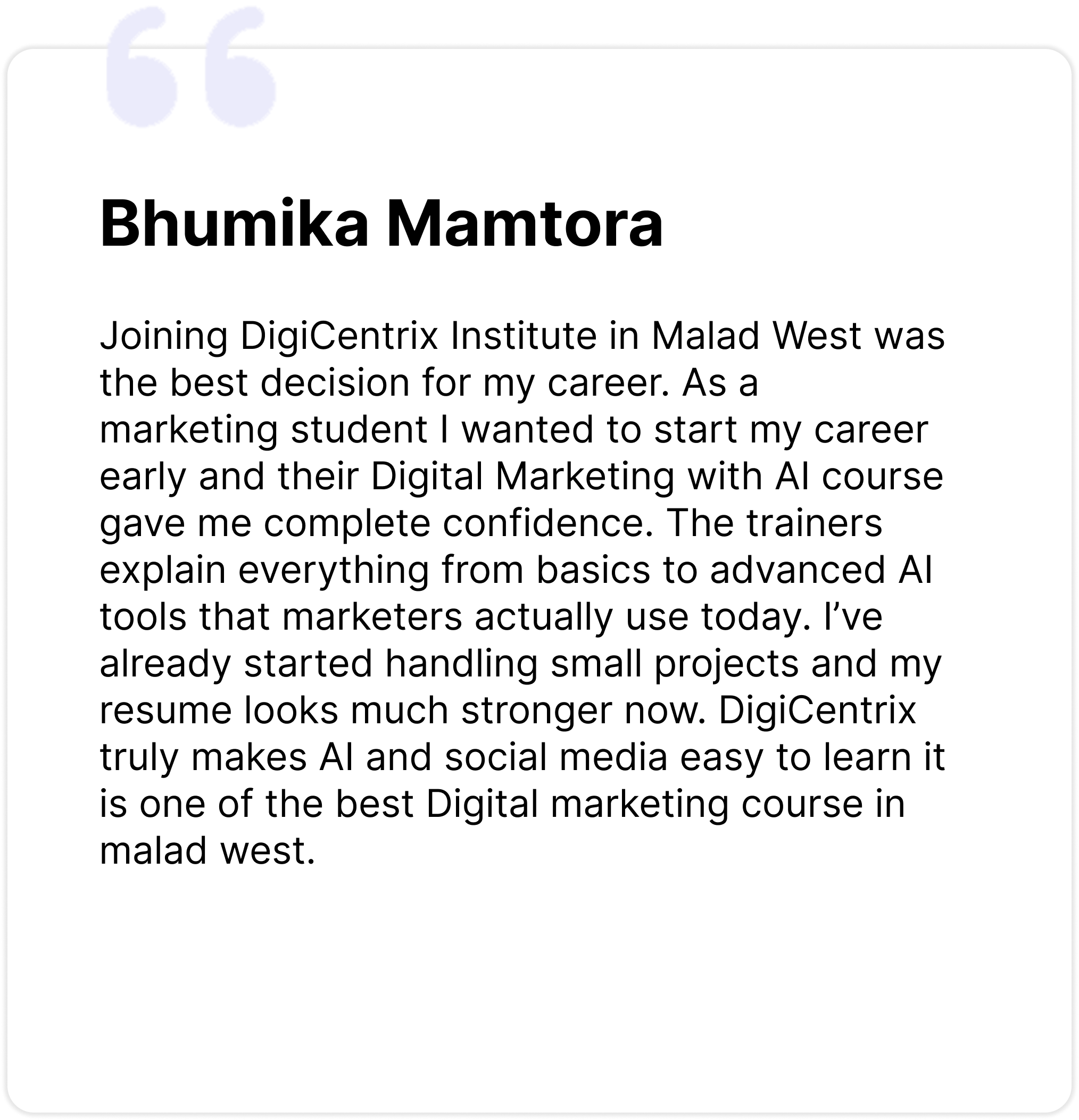 bhumika mamtora