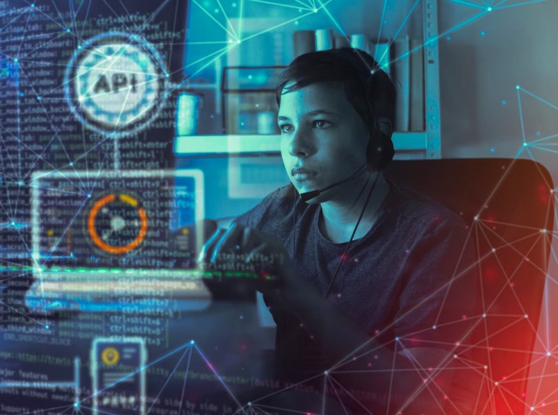 Digicentrix student learning about an AI course