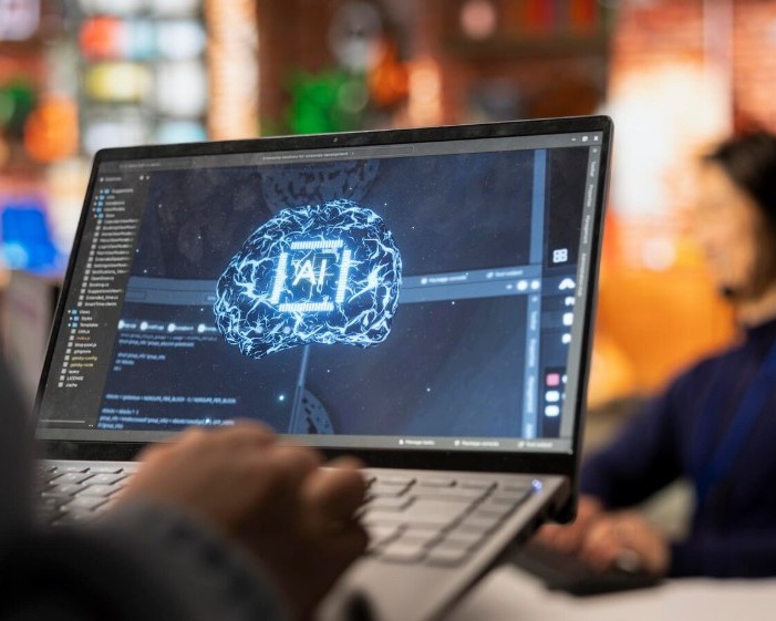 Digicentrix student learning Ai thorough AI course